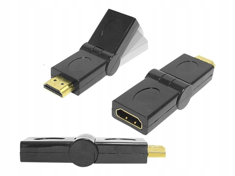 Przejście wtyk-gniazdo HDMI obrotowe LXHD58 – Idealne połączenie dla Twojego sprzętu