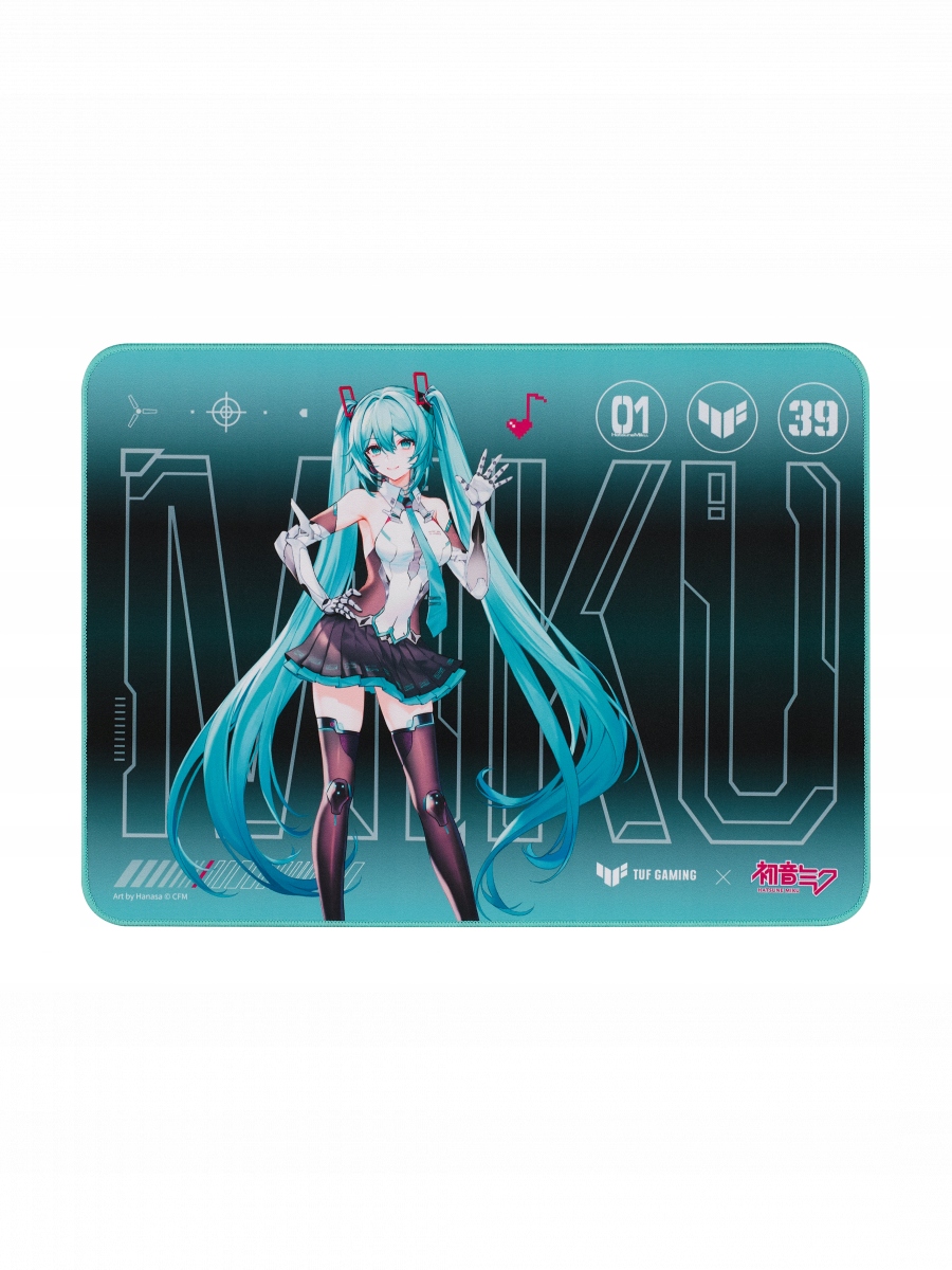 ASUS TUF Gaming P1 Hatsune Miku Edition – Anime stiliaus žaidimų pelės kilimėlis