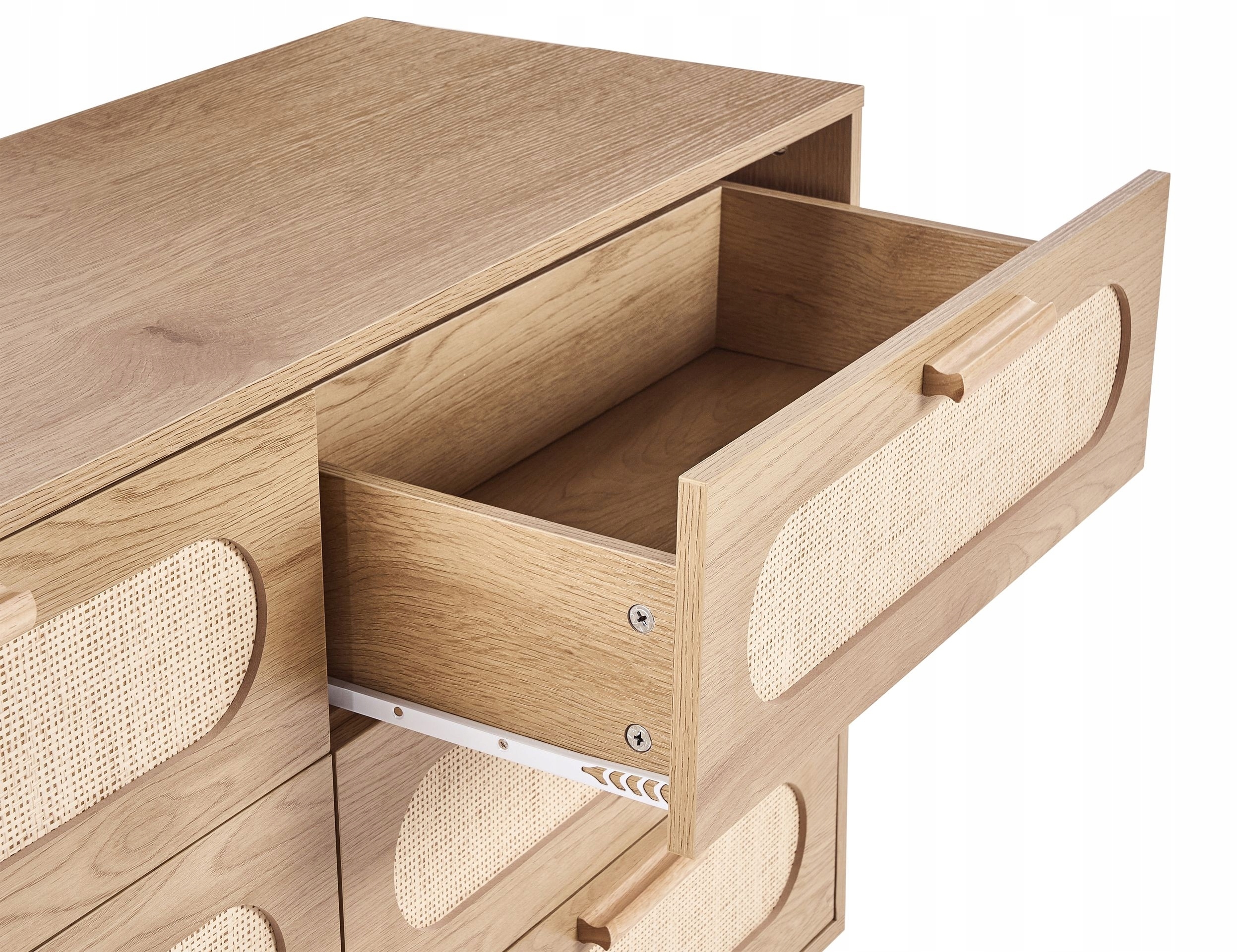 Stylowy design z rattanowymi frontami – Połączenie nowoczesności z klasyką