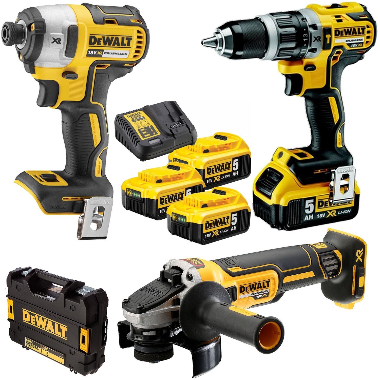 Dewalt Zestaw Combo Bezszczotkowy DCK384P2T 18V – Wydajność i wszechstronność w Twoim domu