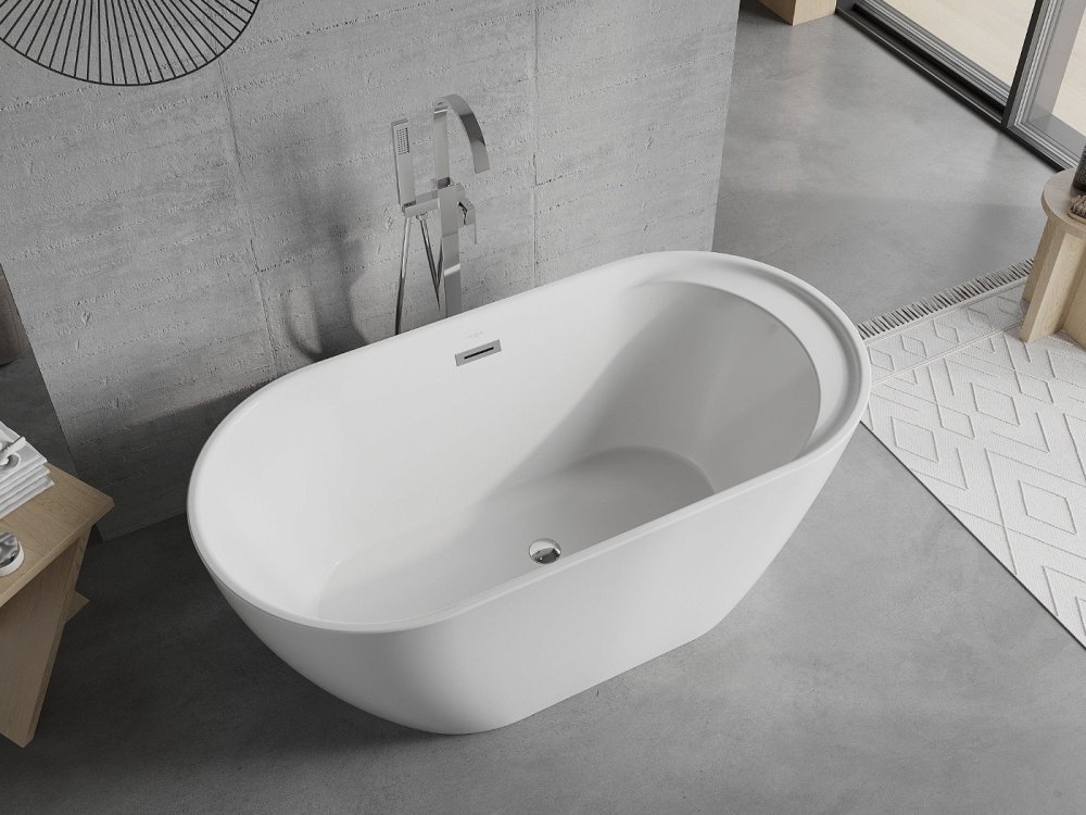 Owalny kształt i biały kolor - idealne połączenie