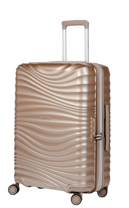 Średnia walizka SwissBags Cruise 65 cm szampański – Idealny towarzysz podróży