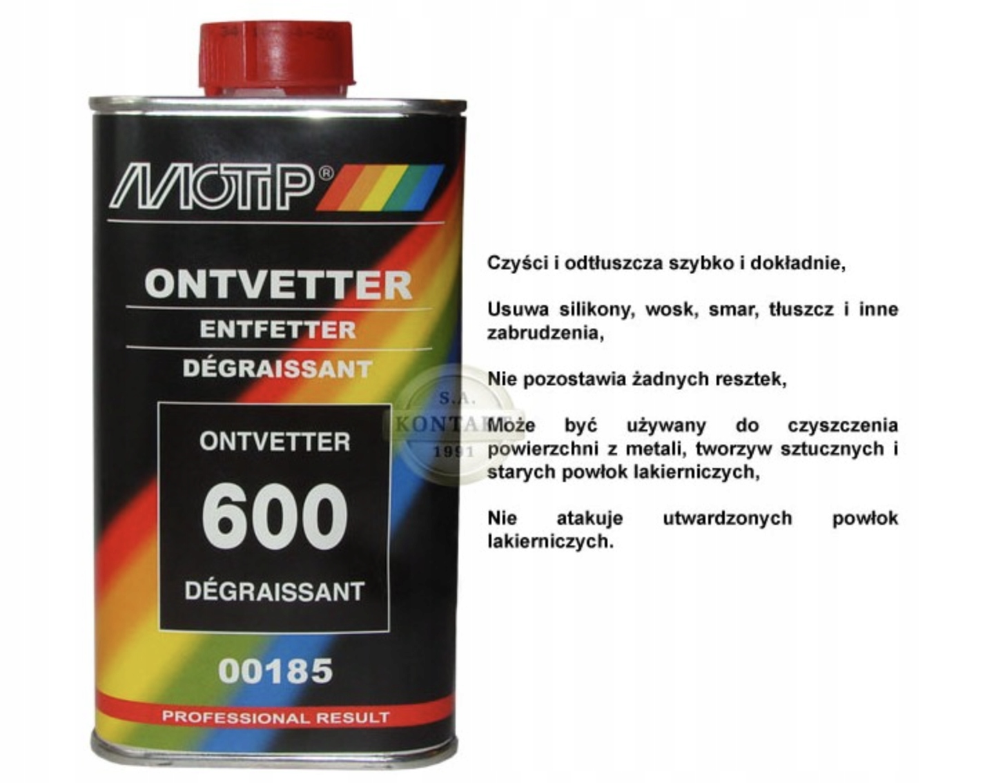 Sposób użycia i aplikacja środka odtłuszczającego