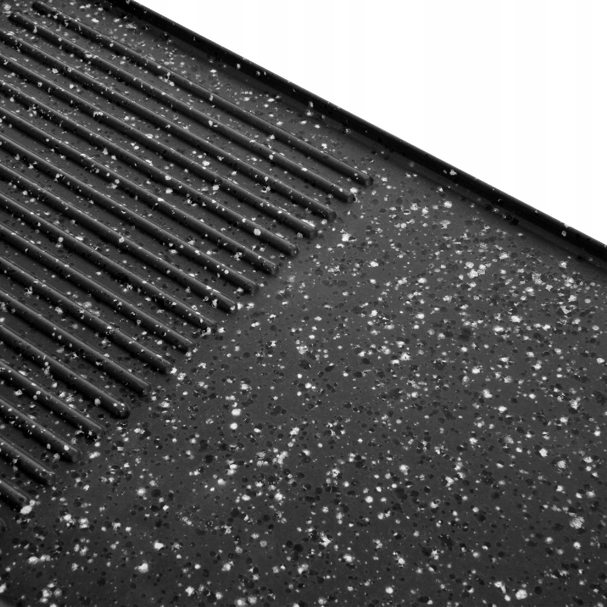 Powierzchnia grillowania 2w1 – Żebrowana i gładka