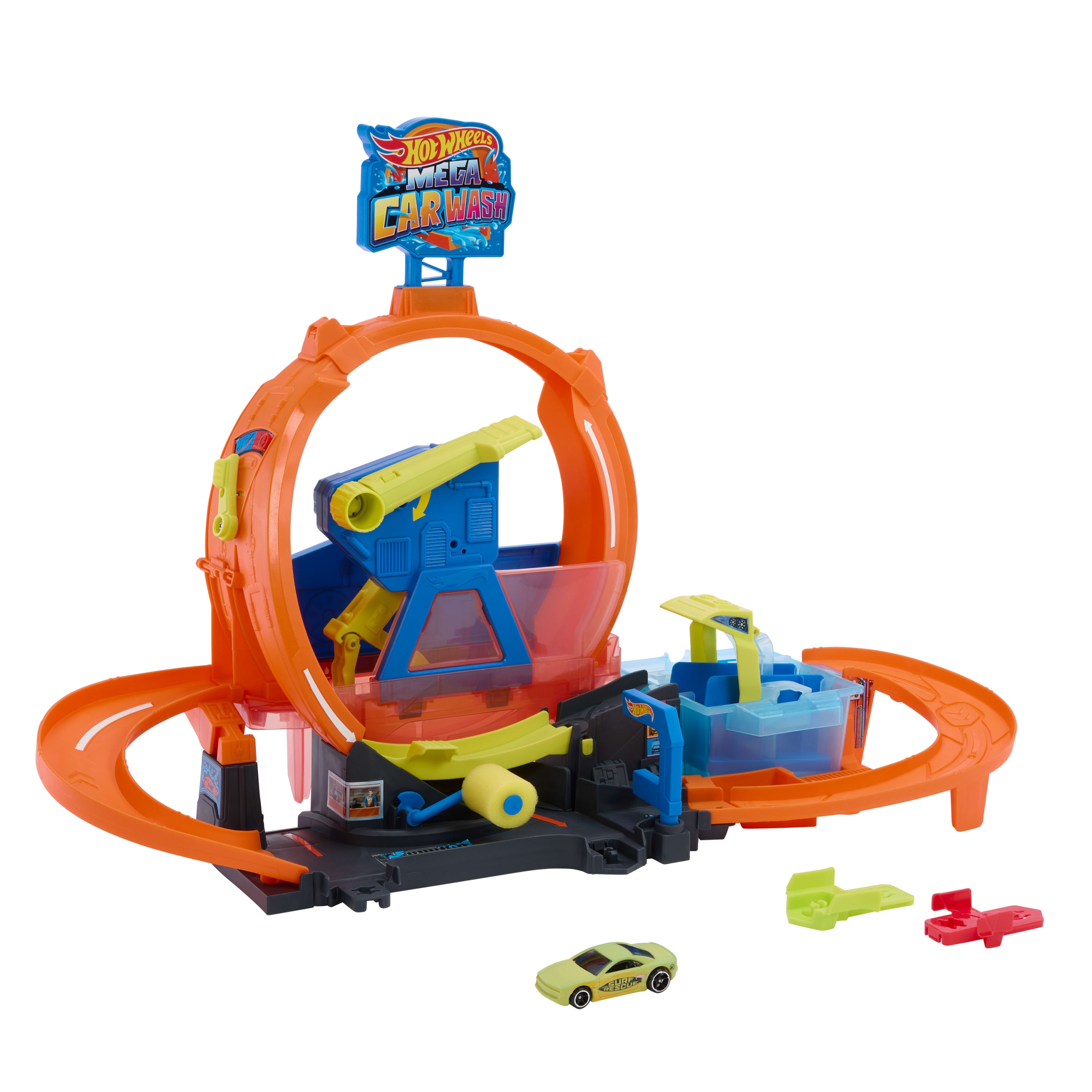 Hot Wheels City Mega Myjnia (JHL97) – Niezapomniana zabawa z kolorami