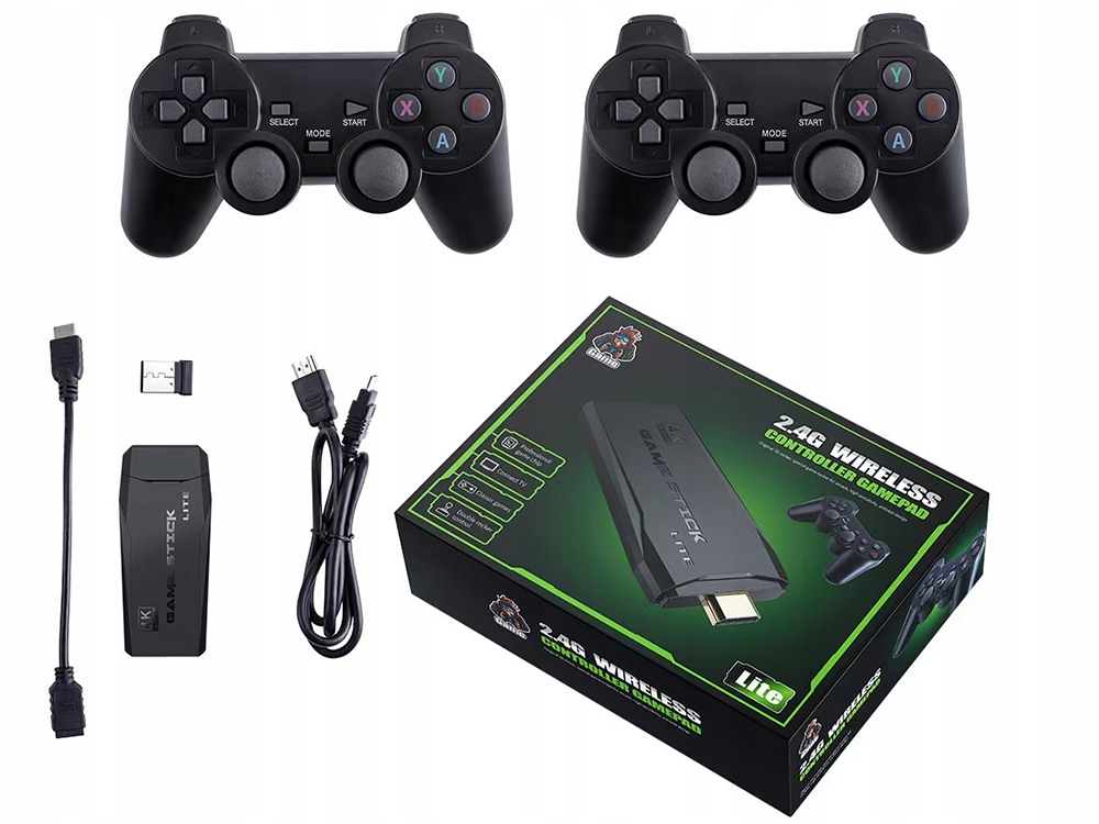 Zestaw zawiera wszystko, co potrzebne do gry – Kontrolery, kabel HDMI i więcej