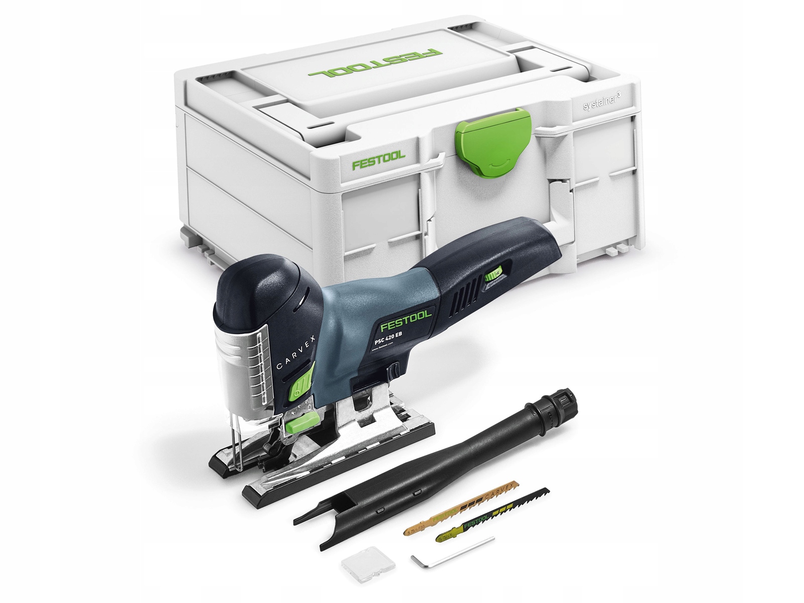 Akumulatorowa piła pendulowa Festool PSC 420 EB-Basic CARVEX – Wydajność i precyzja w Twoim warsztacie