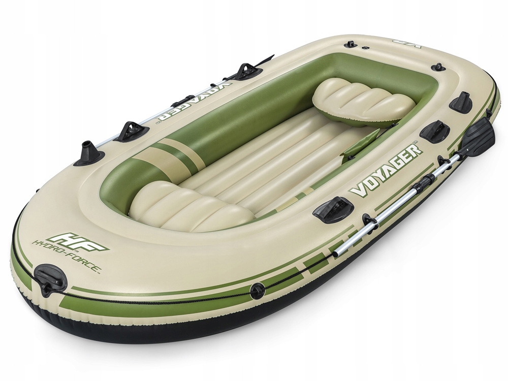 Solidna konstrukcja pontonu Hydro-Force Voyager X3
