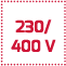Napięcie znamionowe: 230/400 V