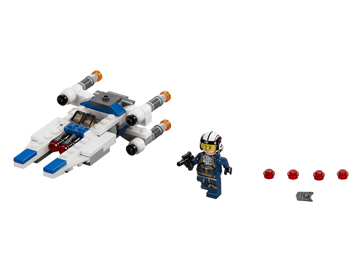 Minifigurka pilota U-Winga – W zestawie z pistoletem blasterowym