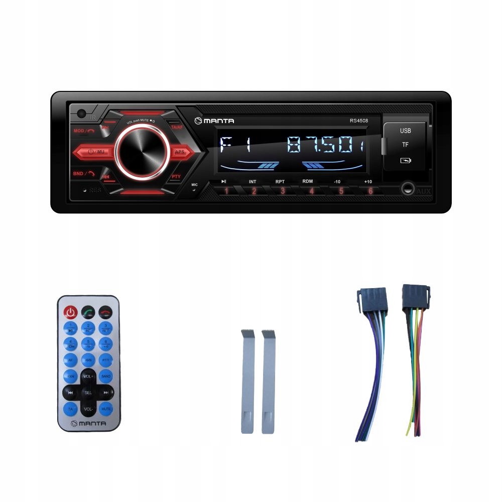 Radio samochodowe Bluetooth 1 DIN Manta Ottawa RS4508 – Doskonałe brzmienie w Twoim samochodzie