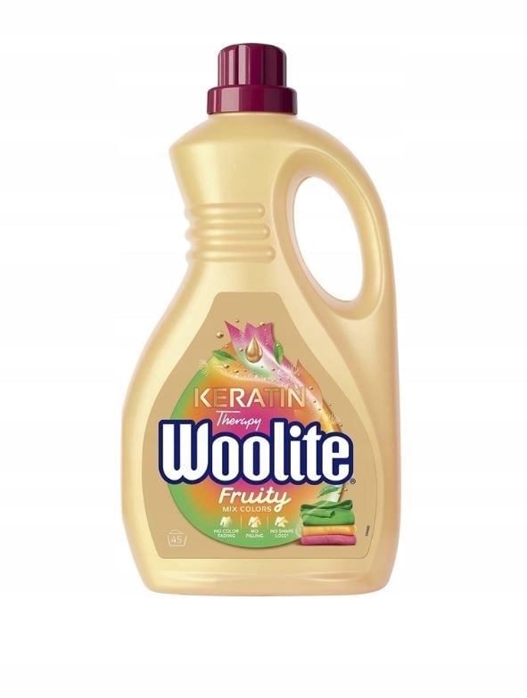 Woolite skystas skalbiklis Keratin Fruity – Doskonała pielęgnacja kolorów