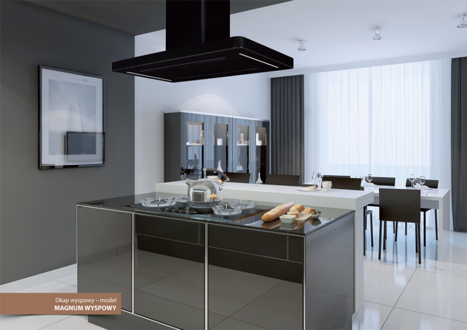 Okap Toflesz Magnum Island 90 cm – Elegancja i nowoczesność w Twojej kuchni