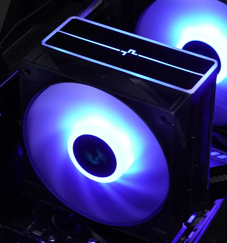 Chłodzenie DeepCool AG400 BK ARGB V2 – Efektywne chłodzenie z podświetleniem