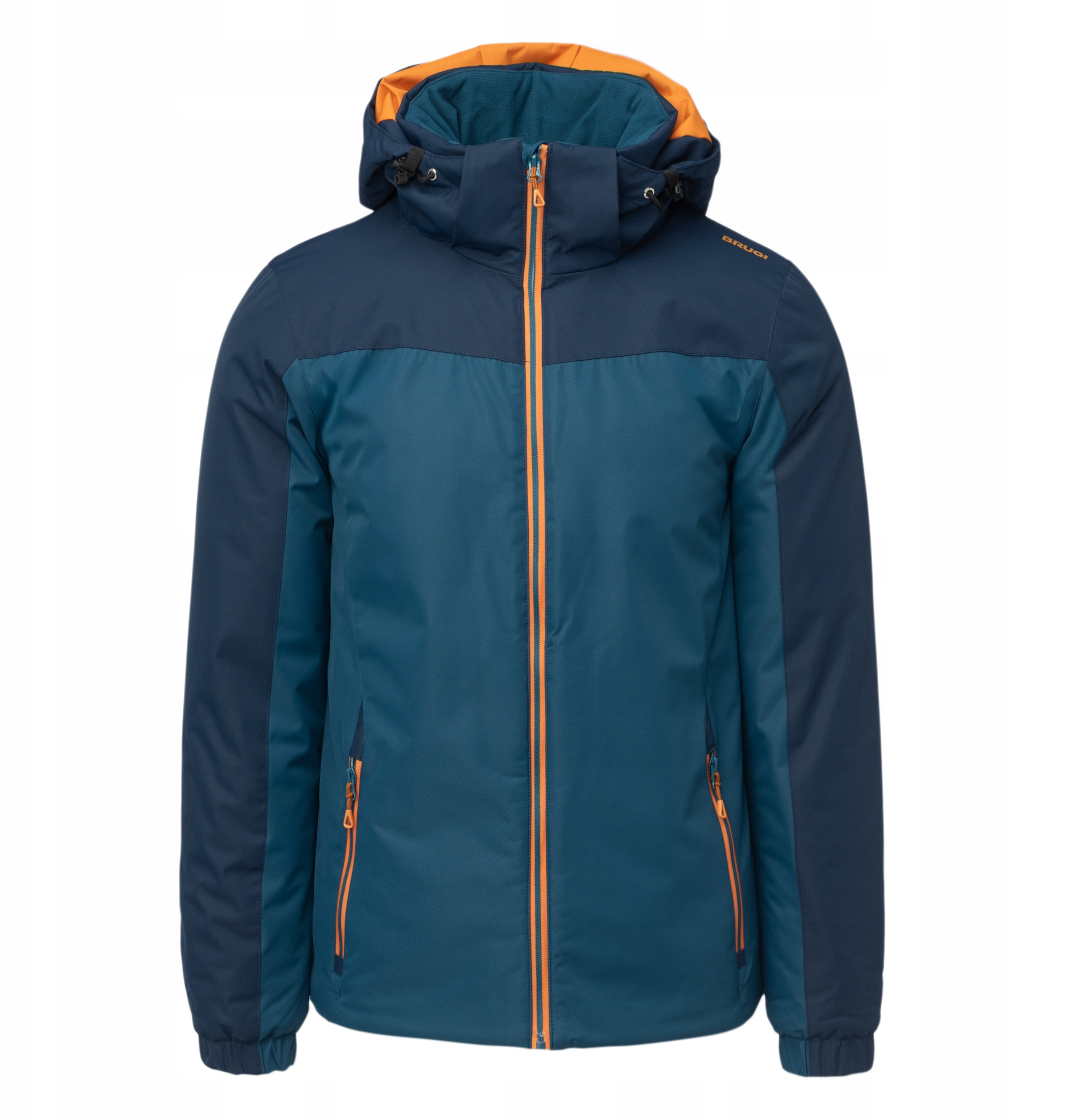 Męska kurtka narciarska pikowana membrana 10000mm Brugi 4ARS – Idealna na stoki