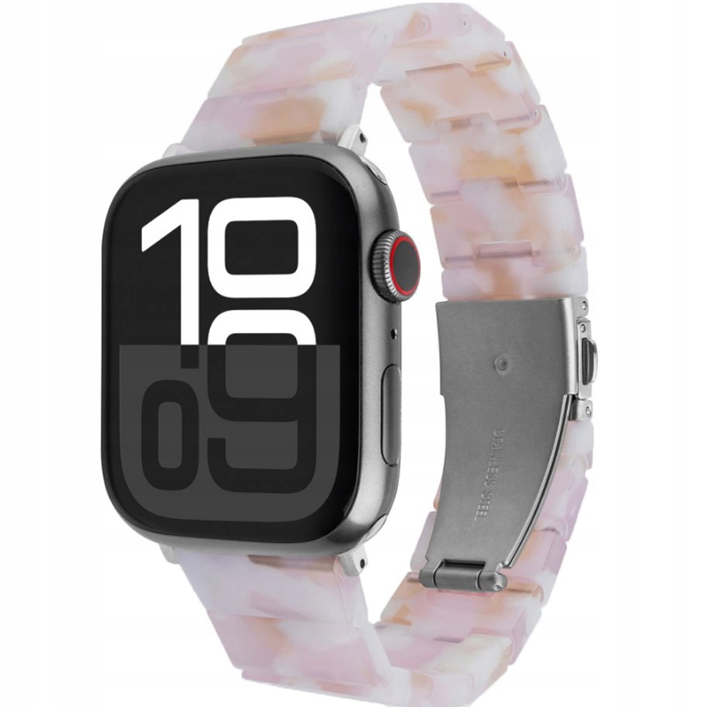 Pasek z żywicy FIXED Resin do zegarka Apple Watch 38/40/41 mm – Styl i komfort na co dzień
