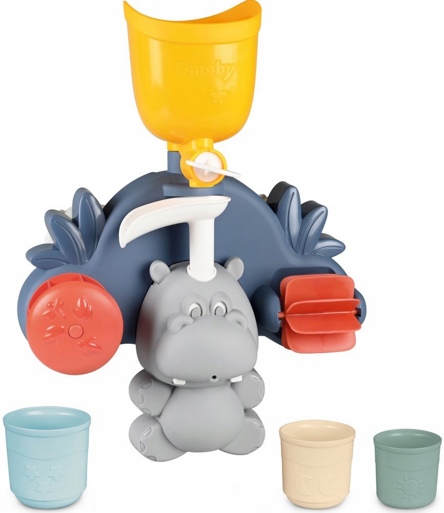 Smoby Little - Hipopotam Zabawka do kąpieli 140405 – Radość podczas kąpieli