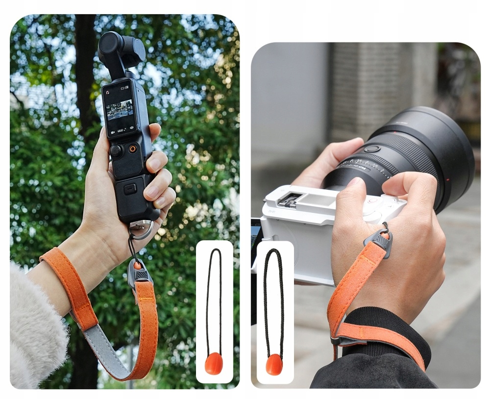 Pasek Na Nadgarstek Rękę Do Kamer Gopro Sjcam Xiaomi Dji Insta360 Aparatów GS119-C – Bezpieczne nagrywanie w ruchu