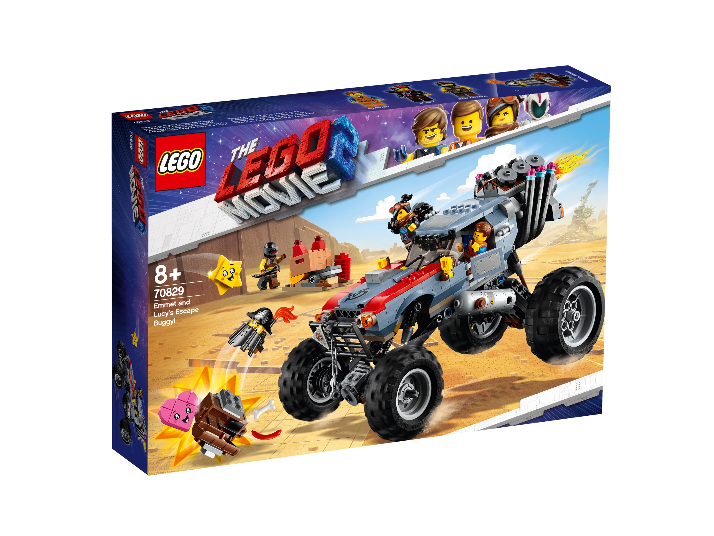 LEGO 70829 Łazik Emmeta i Lucy – Przygotuj się na przygodę!