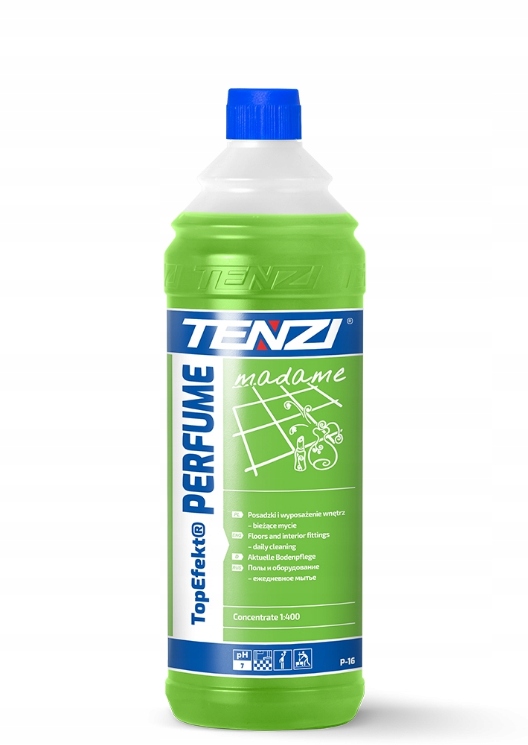 TENZI Top Efekt Perfume MADAME zielony – Płyn do mycia posadzek i pielęgnacji