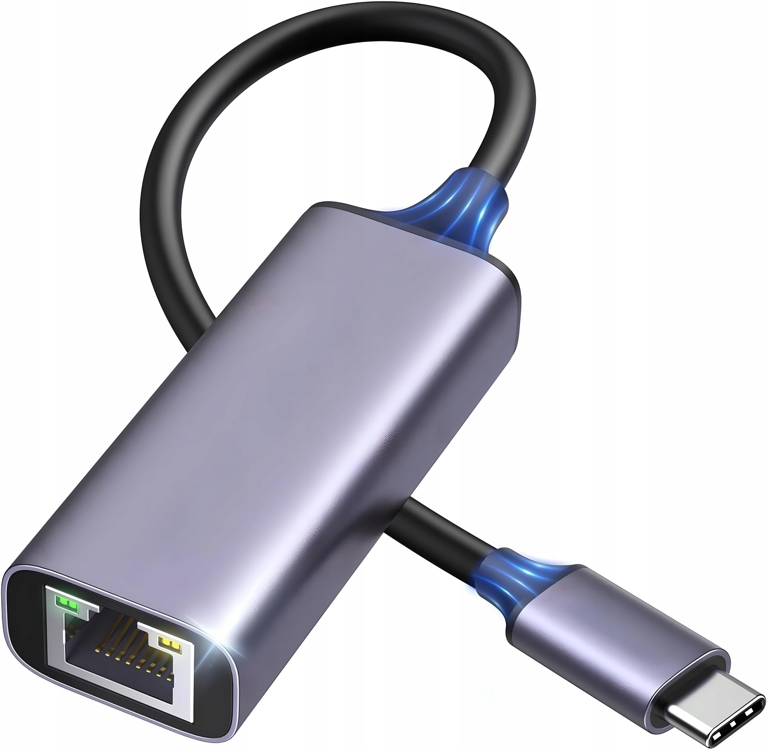 ADAPTER SIECIOWY USB-C KARTA SIECIOWA LAN RJ45 1000MBPS Ethernet Gigabit – Szybkie połączenie sieciowe