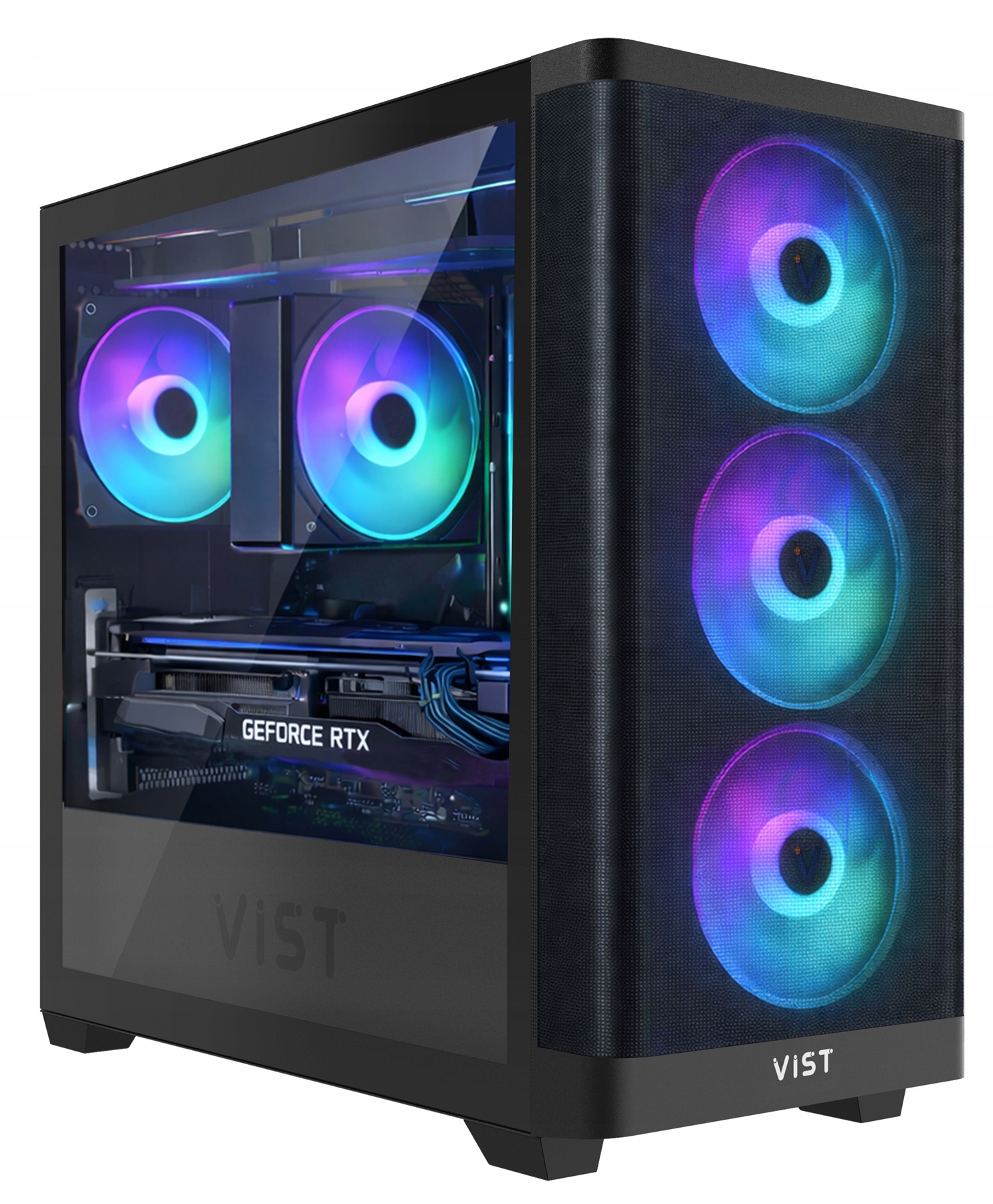 Komputer stacjonarny DO GIER RGB Ryzen 7 5700X RTX 5060 32GB SSD 1TB WIFI W11 DLSS 4
