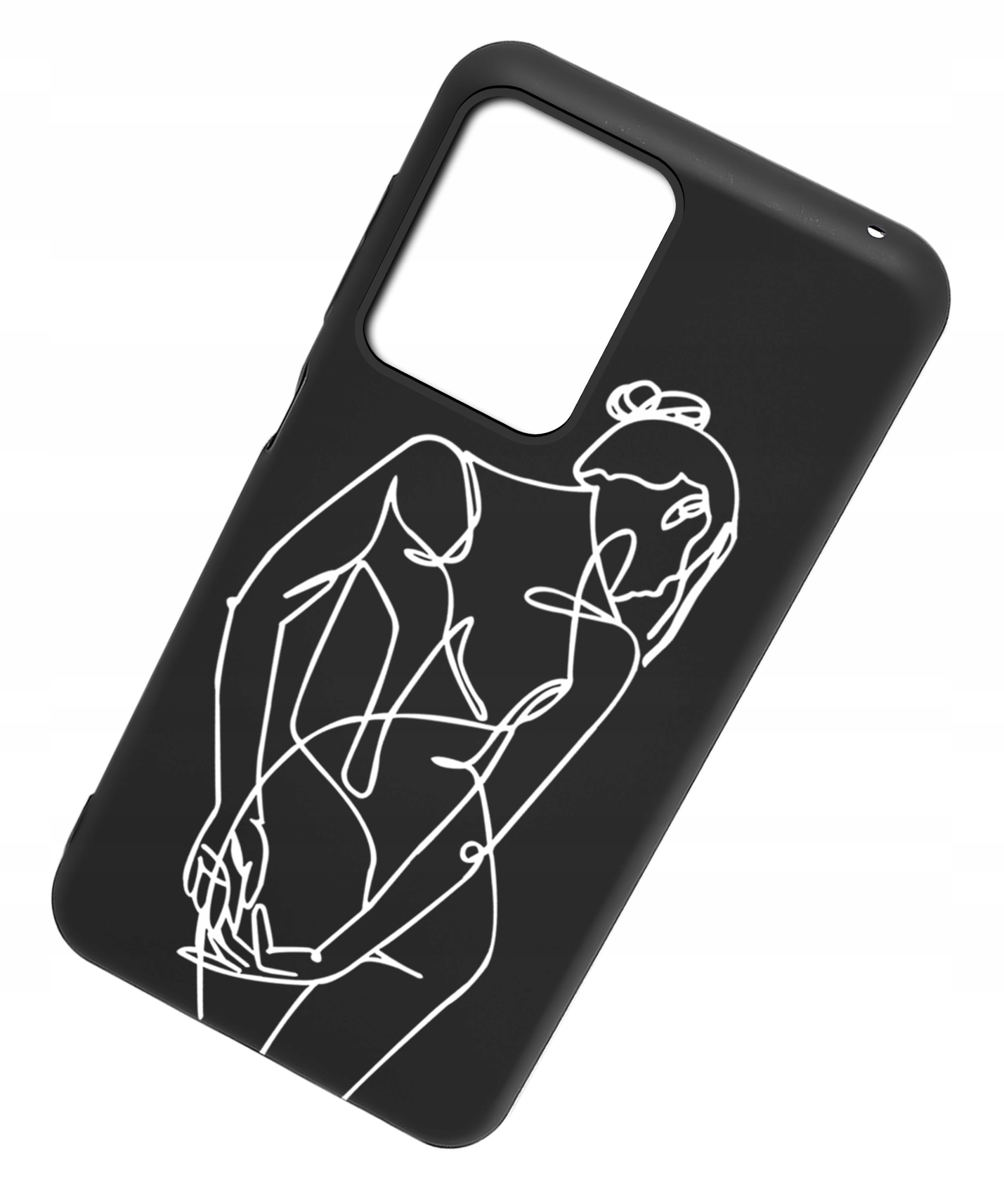 Matowe etui z żywą grafiką – Elegancja i funkcjonalność