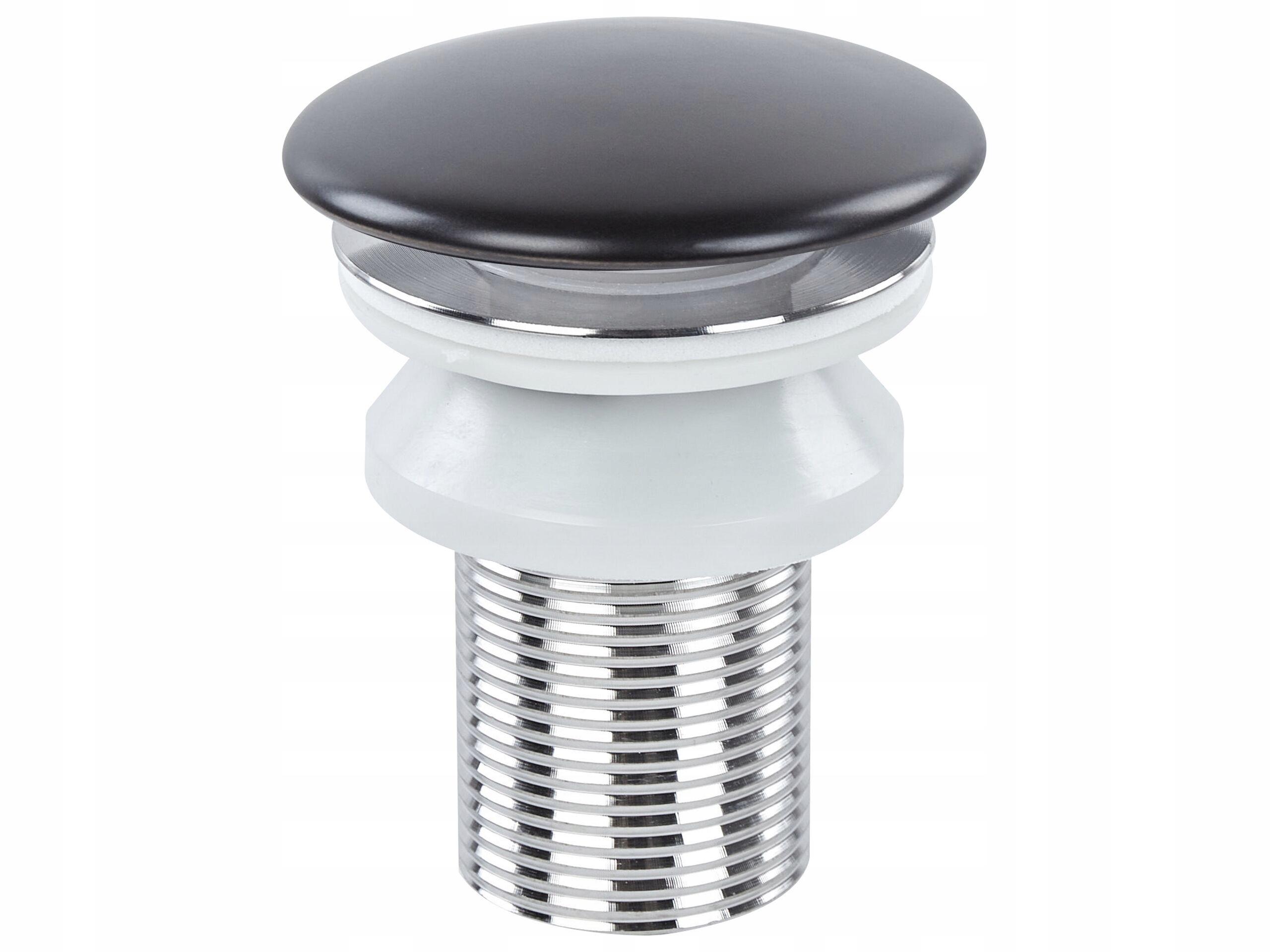 Funkcjonalny korek spustowy typu click-clack