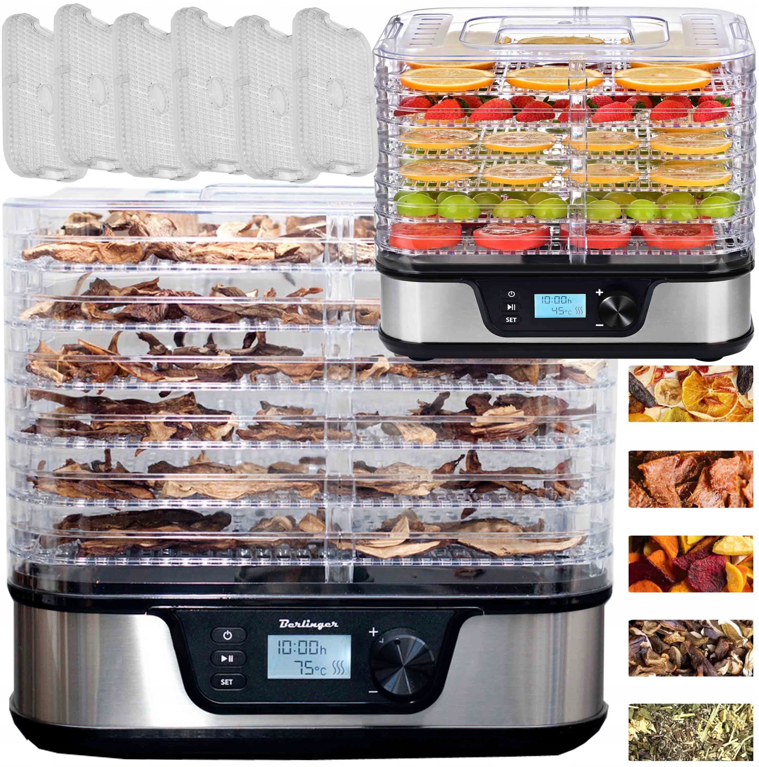 Suszarka do grzybów i owoców Berlinger MAX-500-W – Profesjonalne suszenie w Twojej kuchni