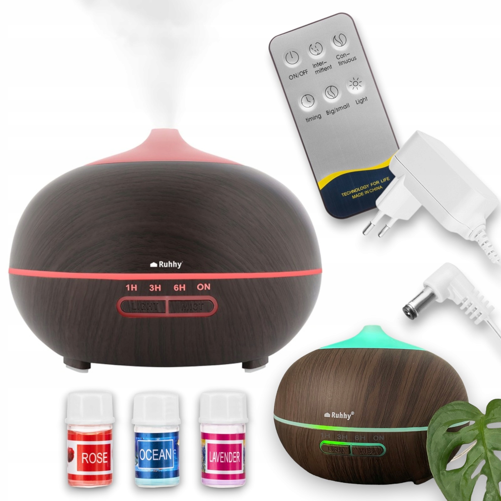 Dyfuzor/Nawilżacz powietrza lampka LED + pilot 10W – Idealne rozwiązanie dla zdrowego powietrza
