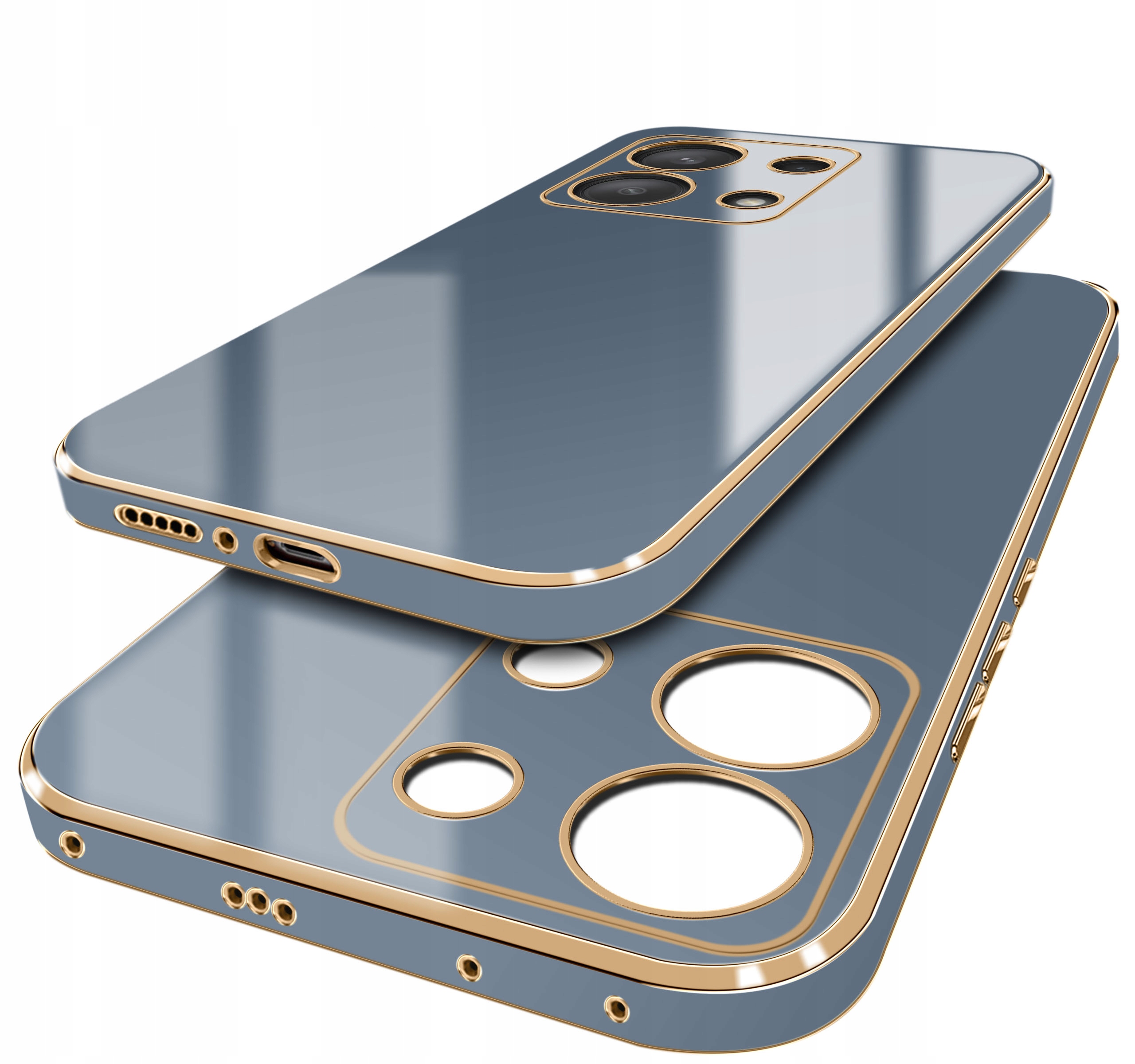 Etui do Xiaomi Redmi Note 13 Pro 4G GOLD GLAMOUR – Elegancka ochrona dla Twojego smartfona