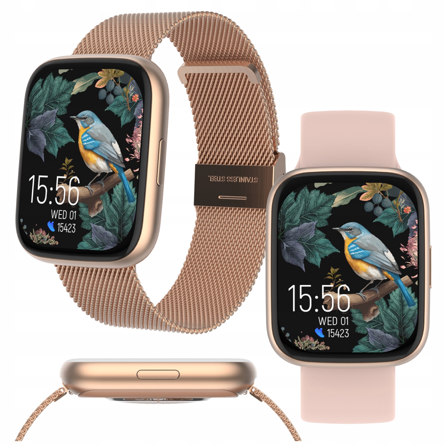 Forever smartwatch SW-330 ForeVigo 4 rose gold – Elegancja i funkcjonalność na nadgarstku