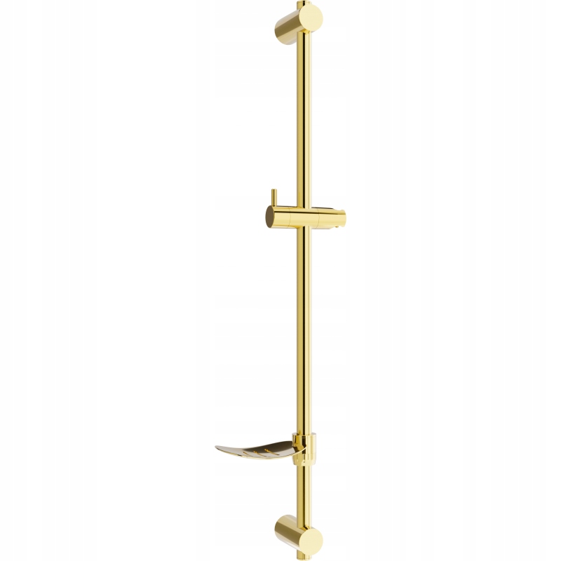 DF drążek prysznicowy z mydelniczką 80 cm złoty - 79382-50 od Mexen