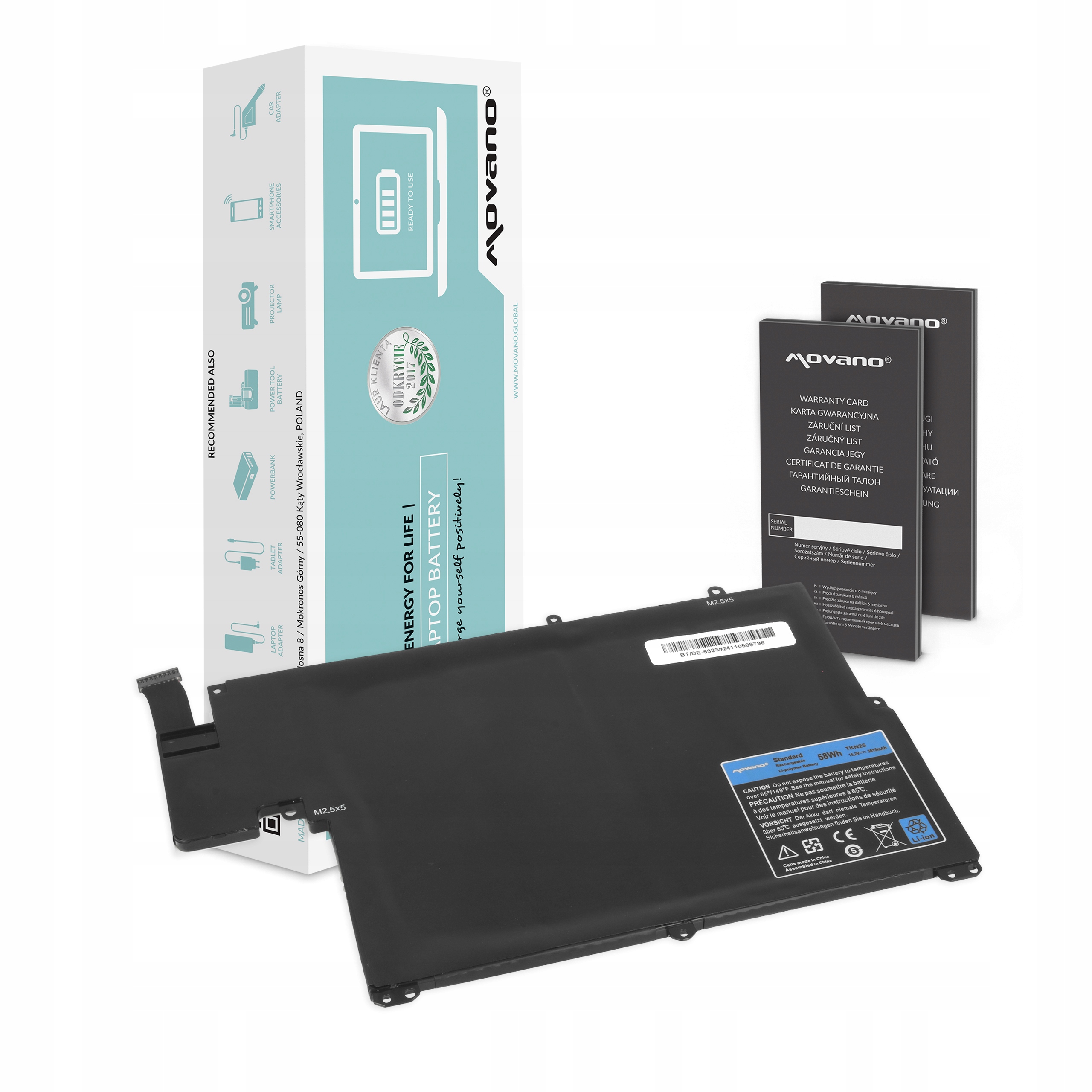 Bateria Movano do Dell Inspiron 13z 5323 i Vostro V3360 – Wydajność i Niezawodność