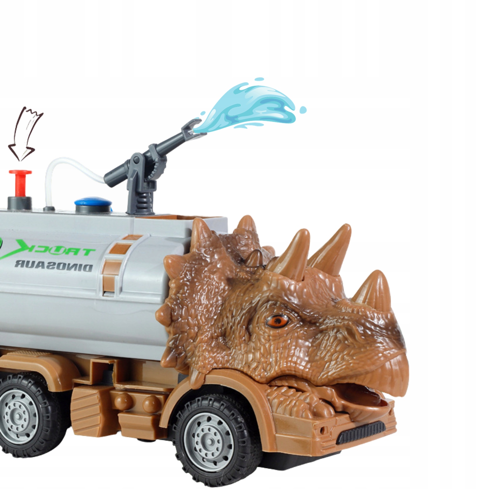 Unikalny design – Kabina w kształcie głowy dinozaura