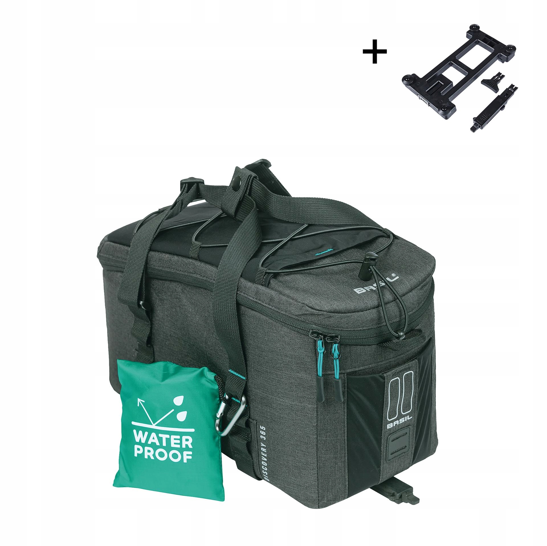 Torba na bagażnik BASIL DISCOVERY 365D TRUNKBAG MIK 9L – Wodoodporna i funkcjonalna