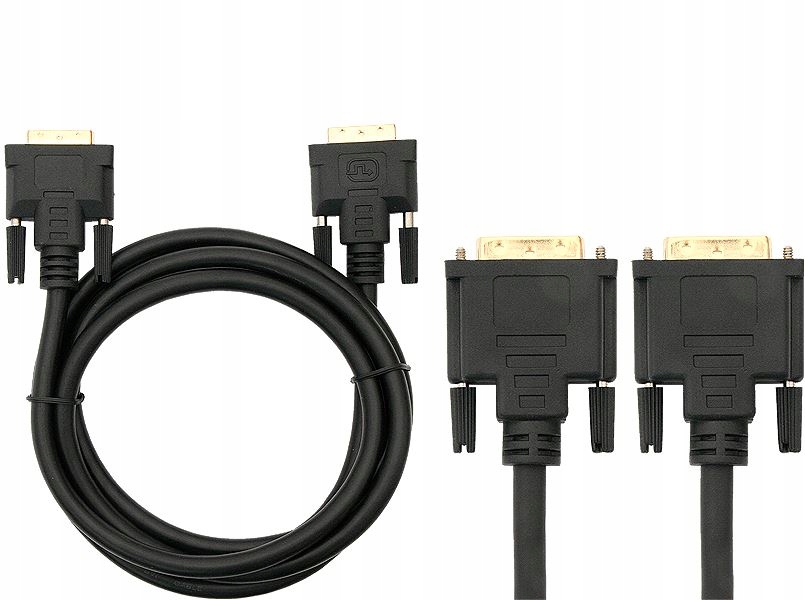Przewód DVI-DVI 3m czarny – Idealne połączenie dla Twojego monitora