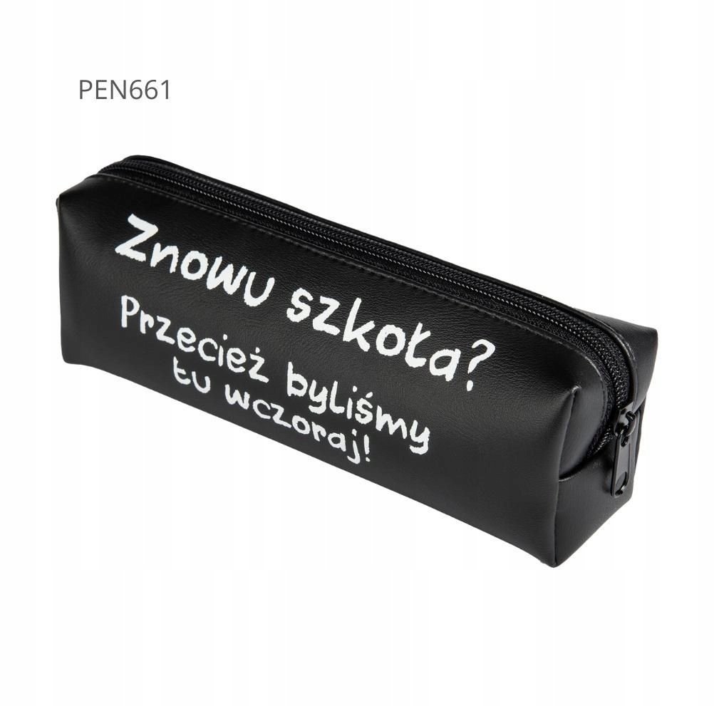 Wymiary piórnika: 23,90 cm szerokości i 8,50 cm wysokości