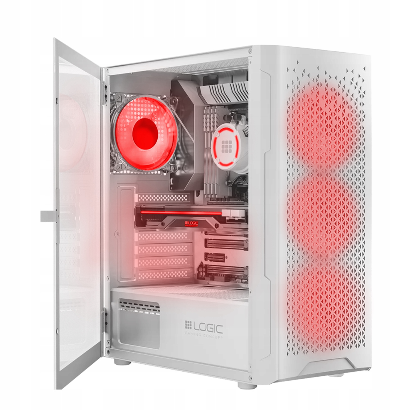 PC White ARGB Ryzen 7 5700X RTX 5060 – Wydajność i styl w jednym