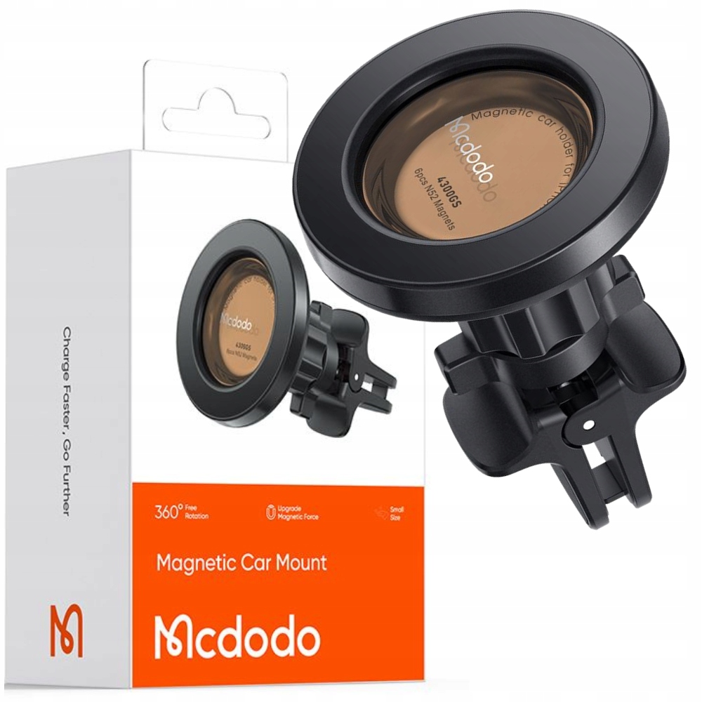 Mcdodo MCDODO UCHWYT NA TELEFON MAGNETYCZNY DO SAMOCHODU – Bezpieczne mocowanie w podróży