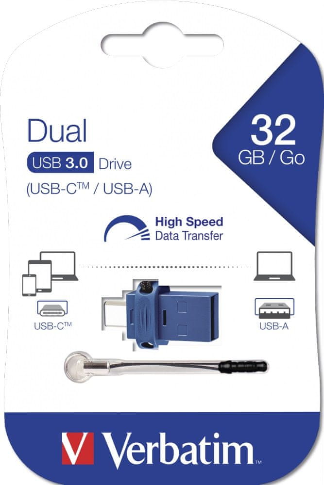 Verbatim Store ‘n’ Go Dual 32 GB – Przenośna pamięć USB dla każdego