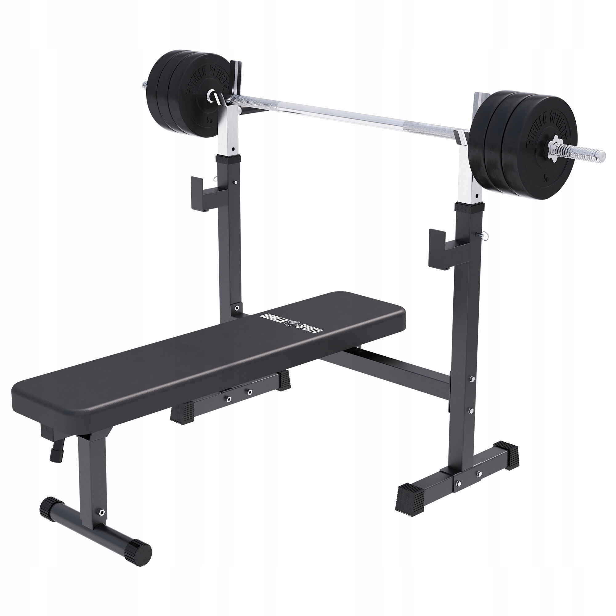 Wysoka udźwig – 200 kg dla stojaka i 300 kg dla ławki