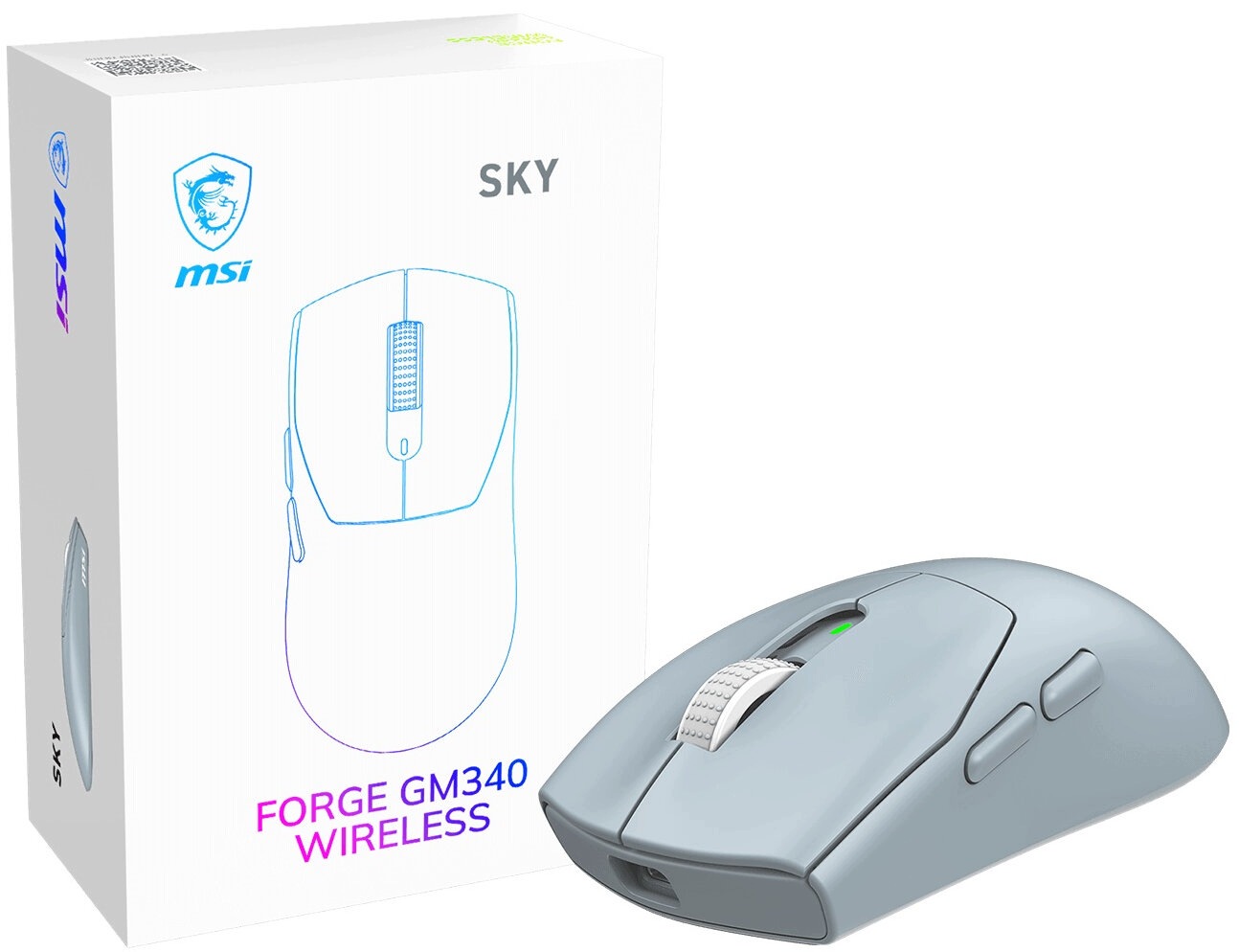 Mysz bezprzewodowa MSI FORGE GM340 – Precyzja i styl w każdej grze