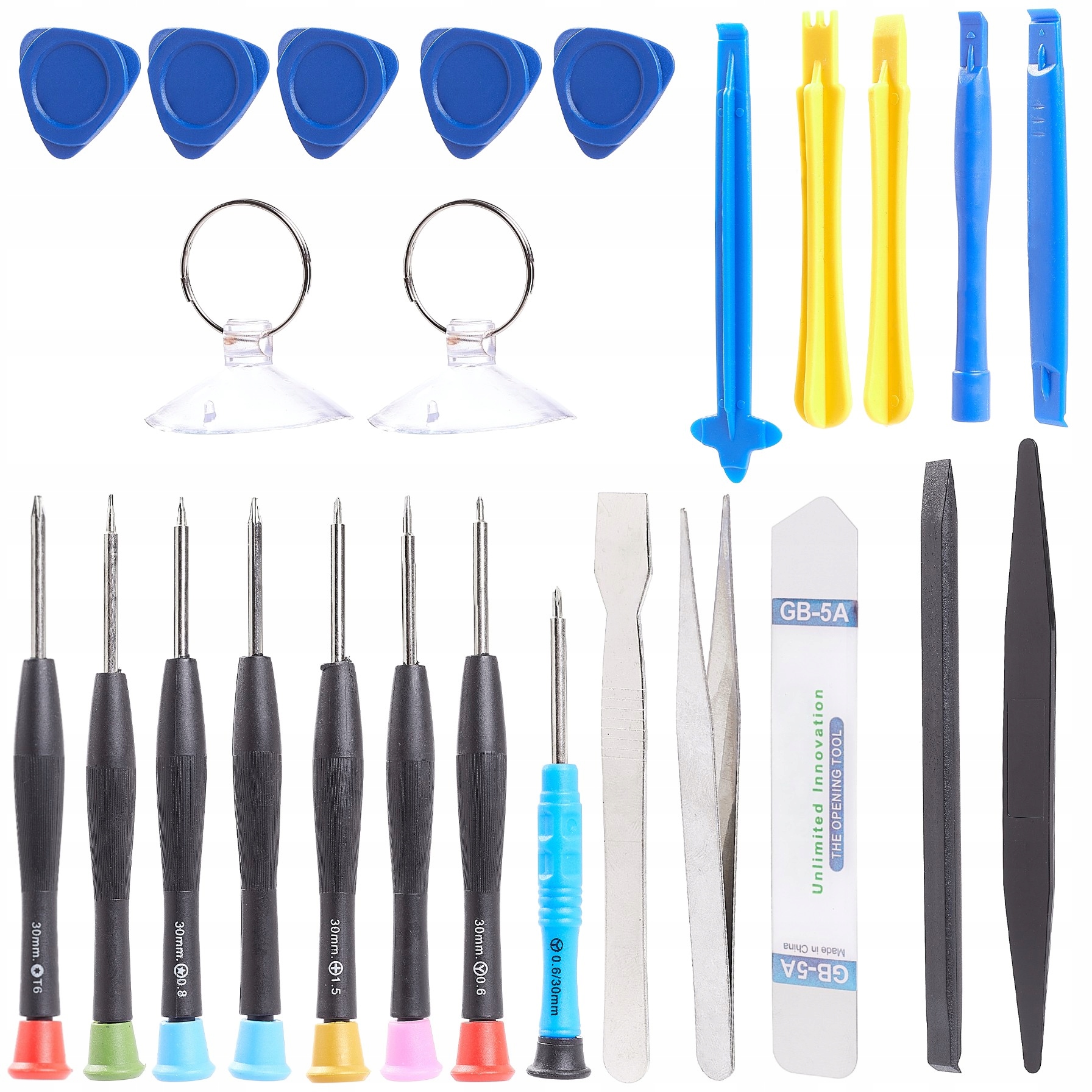 Zawartość Zestawu – 25 Elementów do Różnych Zastosowań