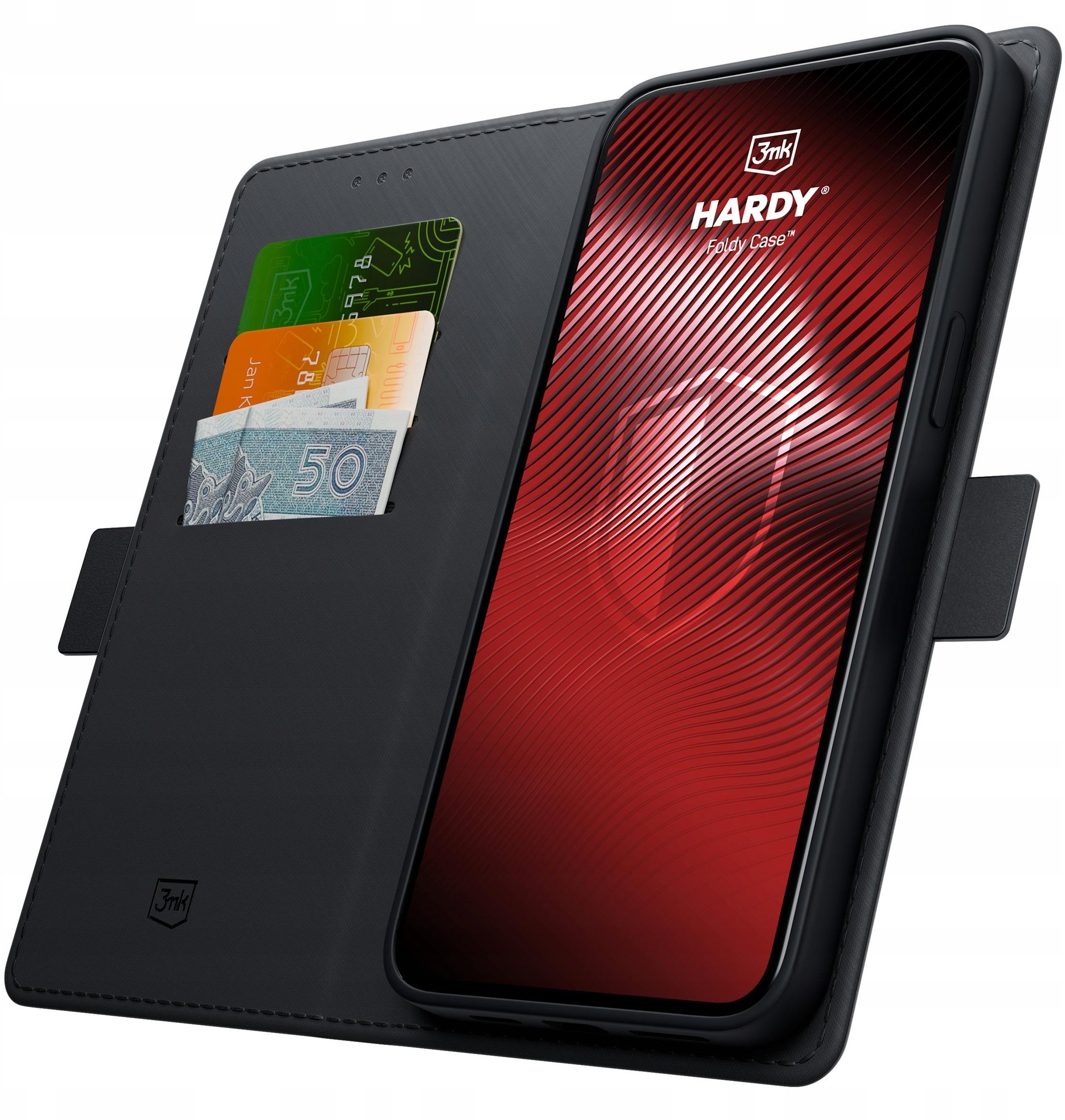 Xiaomi 14T - Etui z klapką 3mk HARDY® Foldy Case™ – Złóż i chroń