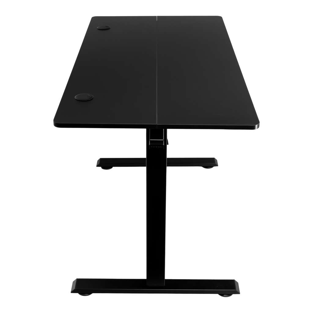 Przestronny blat 120x60 cm z przelotkami na kable – porządek w miejscu pracy