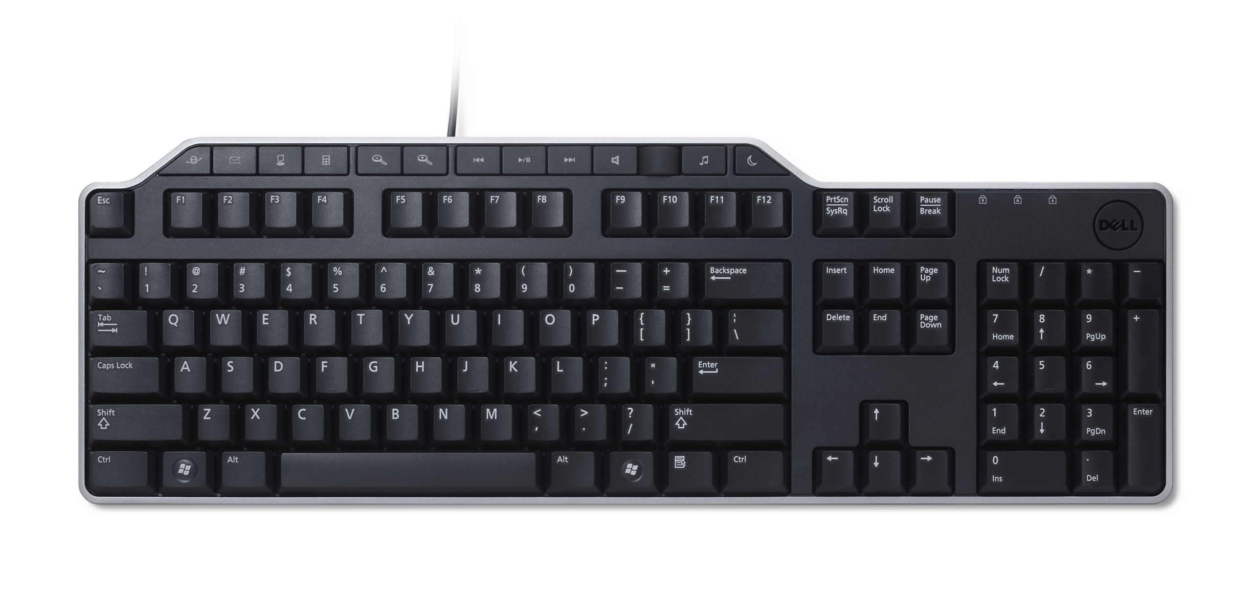 Klawiatura multimedialna Dell KB-522 – Idealne rozwiązanie do biura i domu