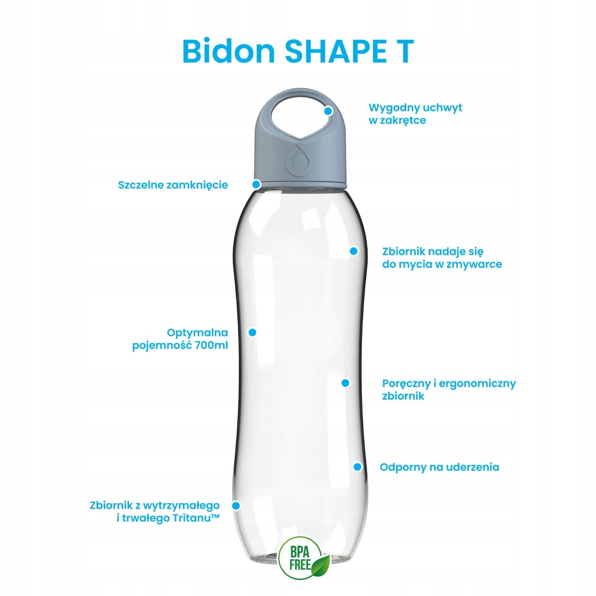 Praktyczny uchwyt i możliwość napełniania