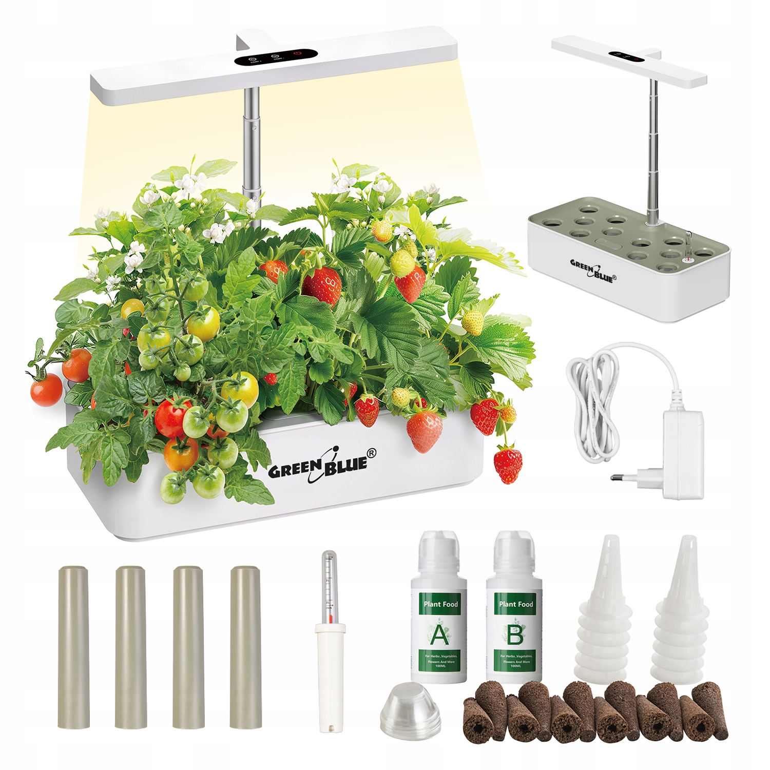 Inteligentny System wewnętrznej uprawy roślin GreenBlue – Doniczka SMART 4L