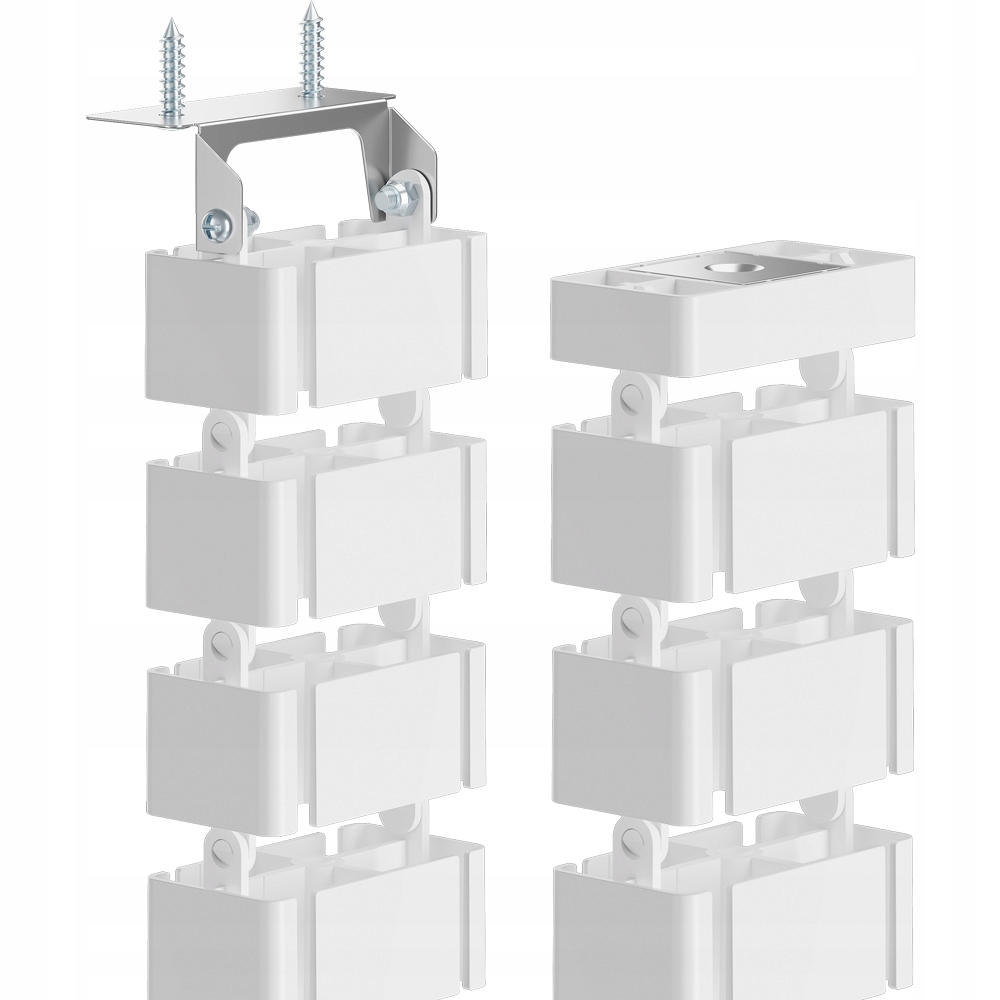Cztery komory zapobiegające plątaniu kabli